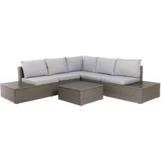 Charles Bentley GLWFPOLYLO01GY Outdoor Lounge Set, 1 Table incl. 2 Sofas