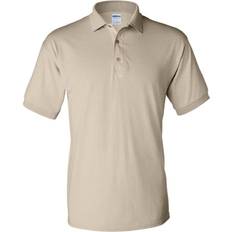 Gildan Dryblend Jersey Short Sleeve Polo Shirt - Sand