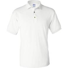 Gildan Vêtements Gildan Dryblend Jersey Short Sleeve Polo Shirt - White