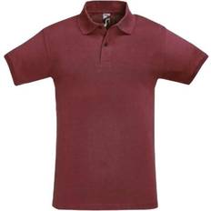 Slim Pikéskjorter Sol's Men's Polo Shirt - Burgundy