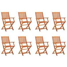 Wood Garden Chairs vidaXL 3087148 8-pack Garden Dining Chair