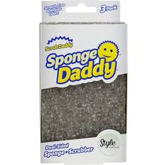 Sponge Daddy Dual Sided Sponge + Scrubber 3-pack