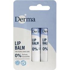 Fragrance Free Lip Balms Derma Lip Balm 2-pack