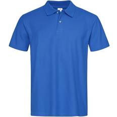 Stedman Mens Cotton Polo Shirt - Bright Royal