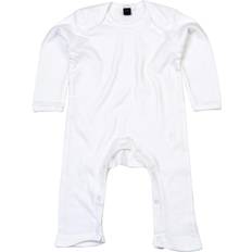 Babybugz Long Sleeved Rompersuit - White