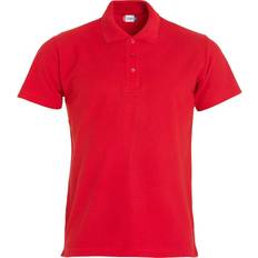 Clique Basic Polo Shirt M - Red
