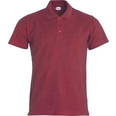 Clique Basic Polo Shirt M - Burgundy