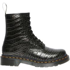 Lav hæl Snørestøvler Dr. Martens 1460 - Wild Croc Emboss