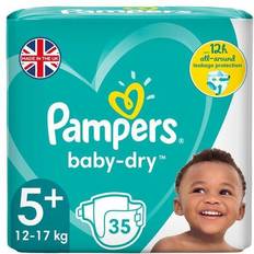 Barn- & Babytillbehör Pampers Baby Dry Size 5+ 12-17kg 35pcs