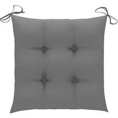 vidaXL 314901 Cojín de silla Gris (50x50cm)