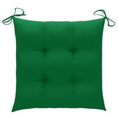 vidaXL 314913 Cojín de silla Verde (50x50cm)