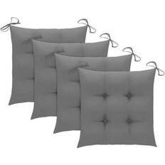 vidaXL 314864 Cuscino per sedia Grigio (40x40cm)