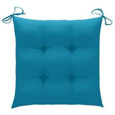 vidaXL 314873 Cojín de silla Azul (40x40cm)