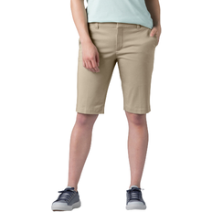 Dickies Women's Perfect Shape 11" Bermuda Shorts - Rinsed Oxford Stone