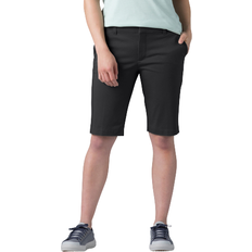 Dickies Women's Perfect Shape 11" Bermuda Shorts - Rinsed Black