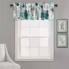 Valances Lush Decor Leah Room Darkening Valance 132.08x45.72cm