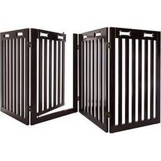 Freestanding pet gate with door Freestanding Dog Gate with Walkthrough Door