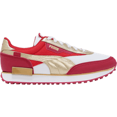 Puma Junior Future Rider Glitz - White/Persian Red/Team Gold