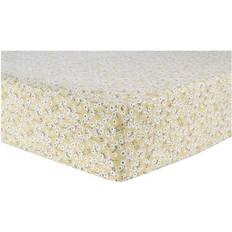 Trend Lab Golden Daisy Flannel Fitted Crib Sheet 28x52"