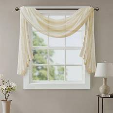 Valances Madison Park Irina Diamond Sheer Window Scarf