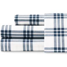 Percale Bed Sheets Eddie Bauer 200-Thread Count Bed Sheet Blue (243.84x167.64)