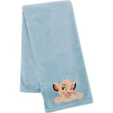 Disney Baby Lion King Adventure Blue Simba Soft Minky Baby Blanket