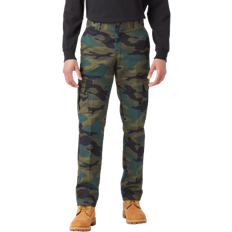 Camouflage - Men Pants Dickies Slim Fit Straight Leg Cargo Pants - Hunter Green Camo