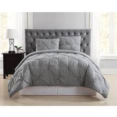 Truly Soft Pleated Bedspread Grey (264.16x228.6cm)