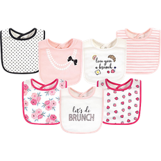 Little Treasures Love Brunch Cotton Bibs 7-pack