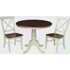 International Concepts Hampton Dining Set 36x36" 3