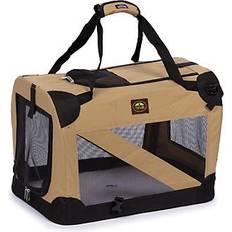 Dog Cages & Dog Carrier Bags Pets Petlife 360° Vista View Zippered Soft Folding Collapsible Durable Dog Crate House Carrier Medium 52.07x69.85