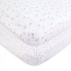 Hudson Baby Fitted Crib Sheets Magical Unicorn 2-Pack 71.1x132.1cm