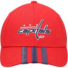 Adidas Red Accessories Adidas Men's Washington Capitals Locker Room Three Stripe Adjustable Hat - Red