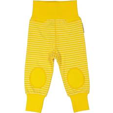 Raidallinen Housut Geggamoja Baby Trousers - Yellow/White (2422115)