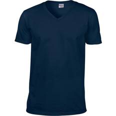 Tshirt v neck Gildan Soft Style V-Neck Short Sleeve T-shirt M - Navy