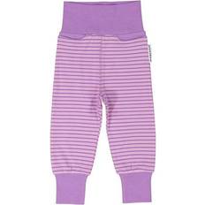 Raidallinen Housut Geggamoja Baby Trousers - Light Purple/Purple (2422116)