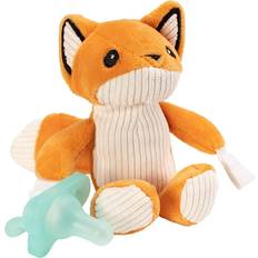 Polyester Teething Toys Dr. Brown's Lovey Pacifier & Teether Holder Fox with Teal Pacifier