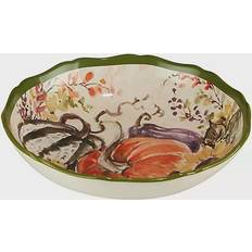 Ceramic Serving Bowls Certified International Harvest Morning Serving Bowl 33.02cm 3.7L