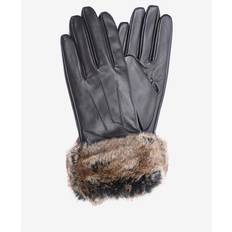 Cotton Gloves Barbour Fur Trimmed Leather Gloves