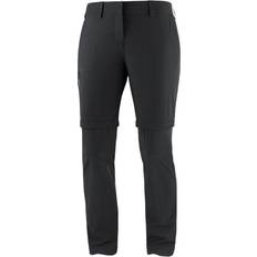 Bukser dame zip off Salomon Wayfarer Zip-Off bukser Dame, black-44