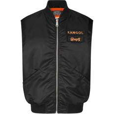 Kangol X Schott Black Unisex Ropa Chalecos Negro