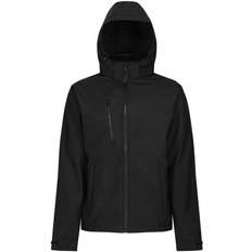 Regatta Mens Venturer Three Layer Soft Shell Jacket (black/red)