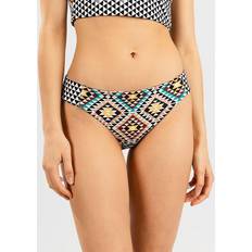 Cotton - Women Bikinis Hurley Mosaic Geo Full Tab Side Bikini Bottoms Mosaic Geo