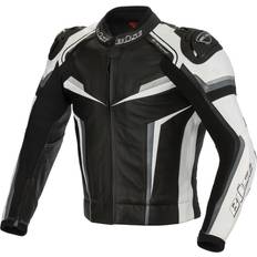 Büse Mille Motorcycle Leather Jacket, black-white