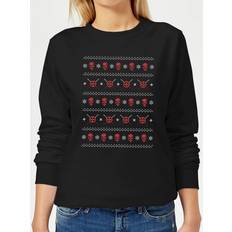 Marvel Deadpool Faces Women's Christmas Sweatshirt