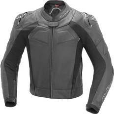 Büse Assen Motorcycle Leather Jacket, black