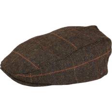 Brown - Men Caps Regatta Mens Acre Checked Tweed Flat Cap (brown)