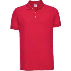 Russell Athletic Man Polo's Russell Athletic Heren Rekken Korte Mouw Poloshirt - Rood