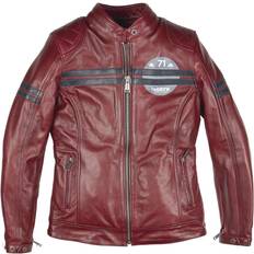 Helstons Blouson Cuir Moto Rag - Marron