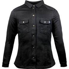 XS Camisas John Doe Motoshirt - Negro/Rojo